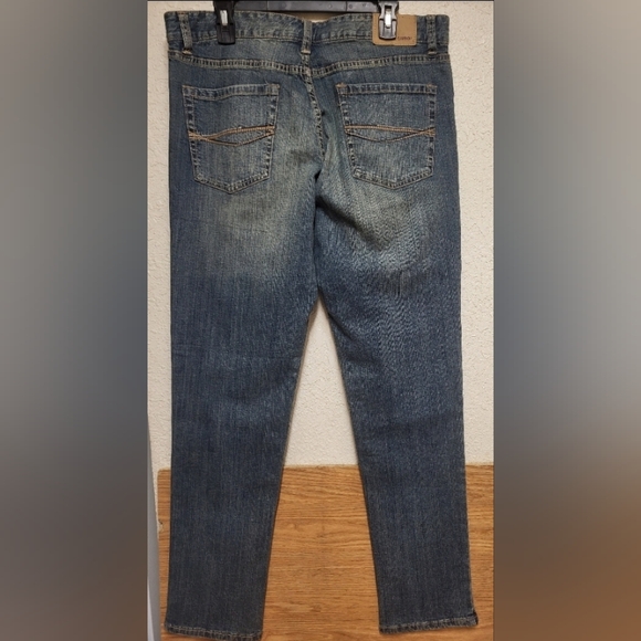 Carbon Blue/Tan Wash Skinny Jeans Men Size 36X34 - Picture 7 of 12